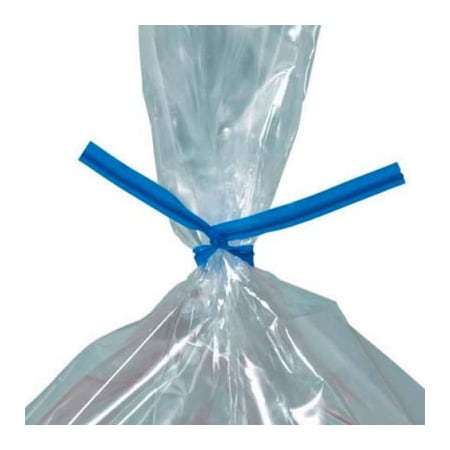 Box Packaging Plastic Twist Ties, 7"L x 5/32"W, Blue, 2000/Pack PLT7B